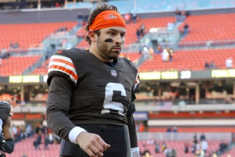 Baker on Browns fans booing: ‘Don’t really care’
