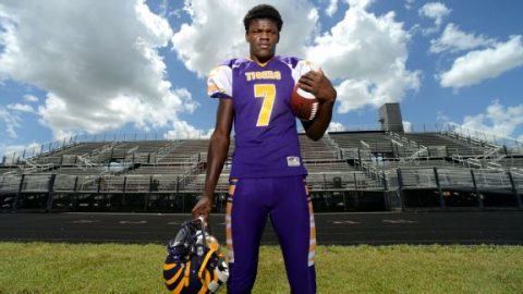 Sidesteps, leaps and 100-yard toss: Legend of Ravens’ Lamar Jackson rooted in South Florida