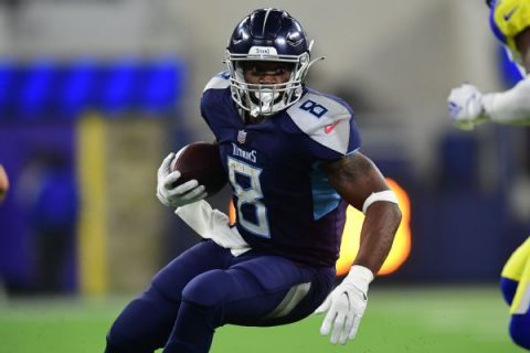 Titans waive RB Peterson after three-game stint