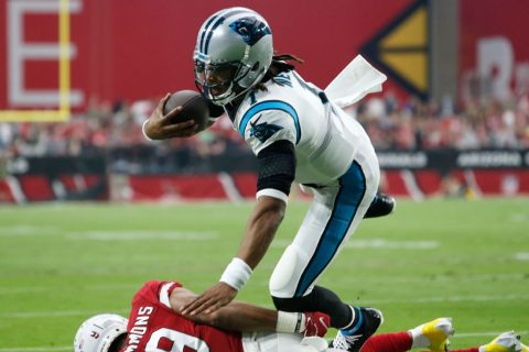 Cam produces TDs on 1st 2 plays for Panthers