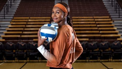 After two heart surgeries, Texas volleyball star finds her power and voice