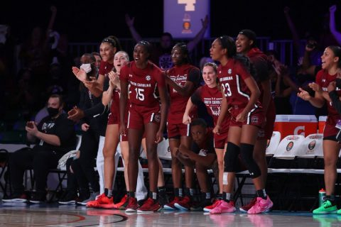S.C. women top UConn, solidify hold on No. 1