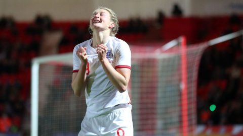 England win 20-0 as White breaks goals record