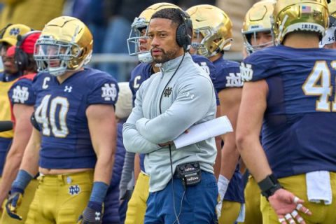 Notre Dame elevates DC Freeman to head coach