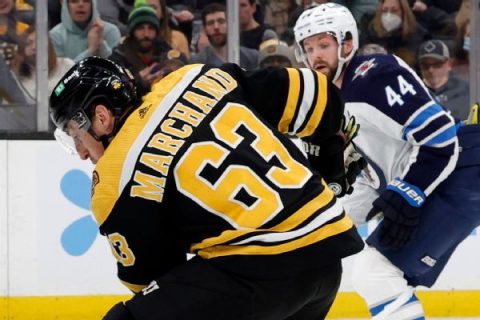 Bruins’ Marchand out six months after surgeries
