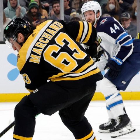 Bruins star Marchand returns, ‘felt OK’ after injury