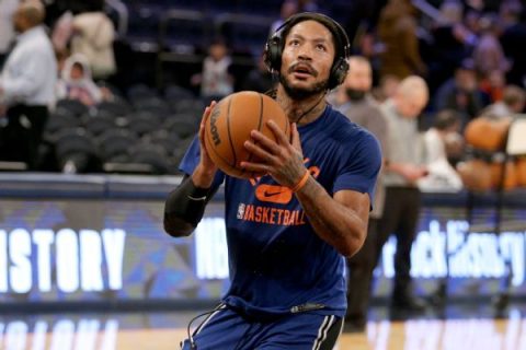 Knicks’ Rose still out after minor ankle procedure