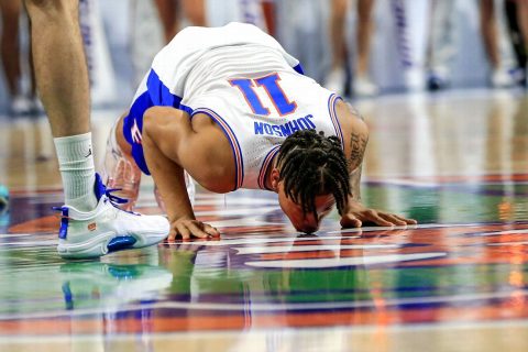 Gators’ Johnson, out since ’20 collapse, gets start