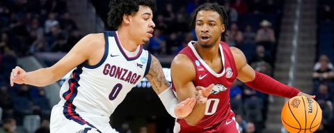 Follow Live: 4-seed Arkansas squares off against 1-seed Gonzaga for a shot at the Elite 8