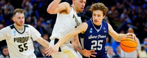Follow live: 15-seed Saint Peter’s trying to keep Cinderella run alive