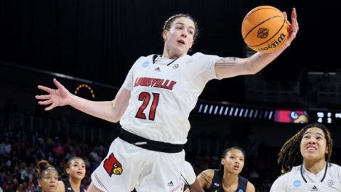 ‘We all clicked on the court’: Engstler’s fresh start helps lead Louisville to Final Four