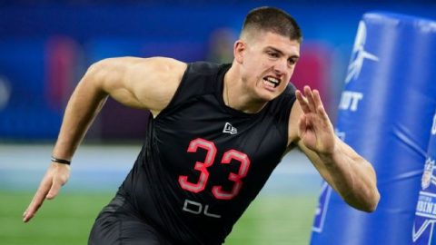 George Karlaftis was dissuaded from football as a child. Now he’s a likely top NFL pick