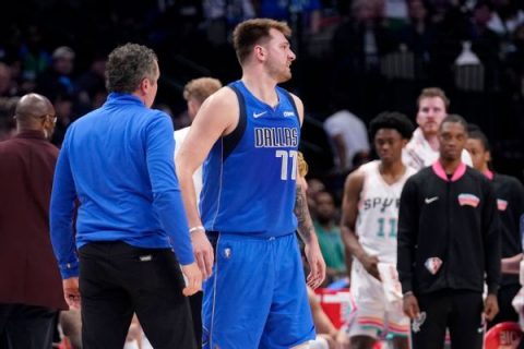Sources: Doncic (calf) to miss Game 1 vs. Jazz