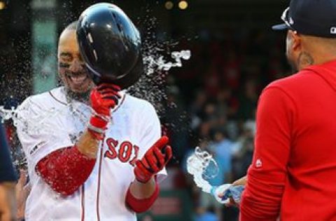 Red Sox top Rangers with walk-off walk