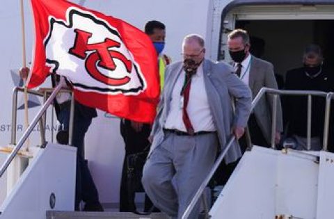 Chiefs touch down in Tampa Bay ready to defend Super Bowl title