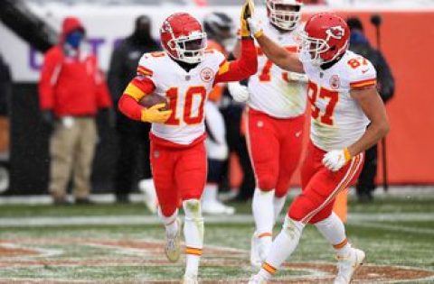 Kelce lifts Chiefs offense even when he isn’t making catches