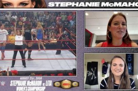 Stephanie McMahon re-watches highlights of her match vs Lita 20 years later