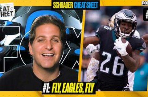 ‘Philadelphia’s improved run game and easy schedule has the Eagles flyin’ high’ — Peter Schrager I Cheat Sheet for Week 12