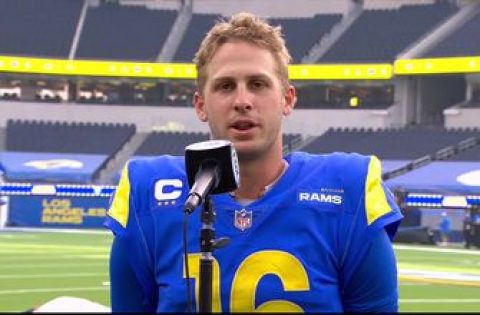 Jared Goff says a ‘win is a win,’ but Rams offense must get better after narrow win vs. Giants