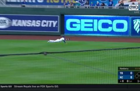 WATCH: Gutierrez hits his first major league homer, Hamilton makes an incredible catch