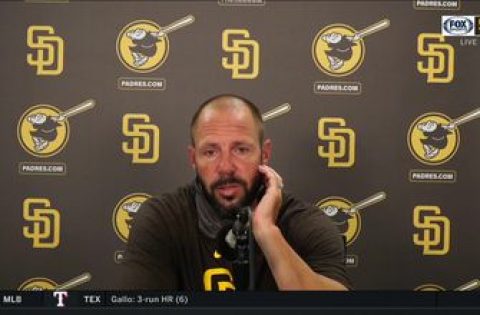 Padres manager Jayce Tingler talks after 6-4 win in Texas
