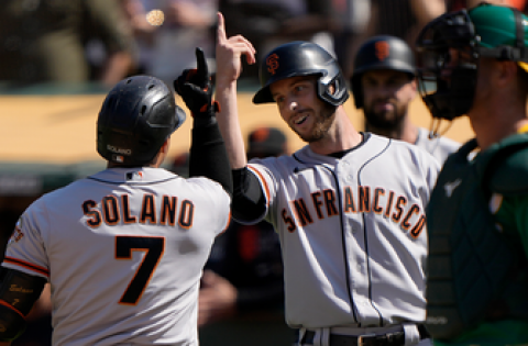Donovan Solano’s eighth-inning two-run jack lifts Giants over A’s, 2-1
