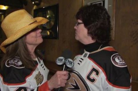 Ryan Miller’s mom, Teresa, reports on the Anaheim Ducks’ Mom’s trip!
