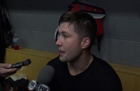 Nick Ritchie reflects on his return to the Anaheim Ducks lineup