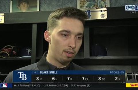 Blake Snell on loss to Royals: ‘I couldn’t really fool them’