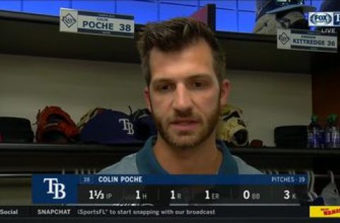 Colin Poche talks execution breakdown after Rays’ extra-innings loss