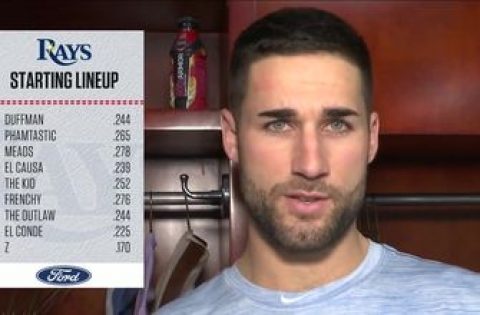 Watch Kevin Kiermaier’s epic read of the Rays’ starting lineup