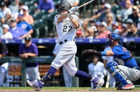 Trevor is the Story as he goes deep twice for Rockies in 6-5 win over Cubs