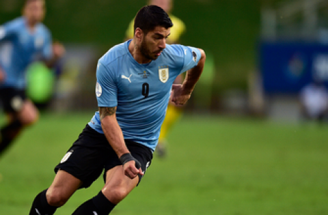 Luis Suárez breaks Uruguay’s 444-minute scoreless drought, ties game 1-1 vs. Chile