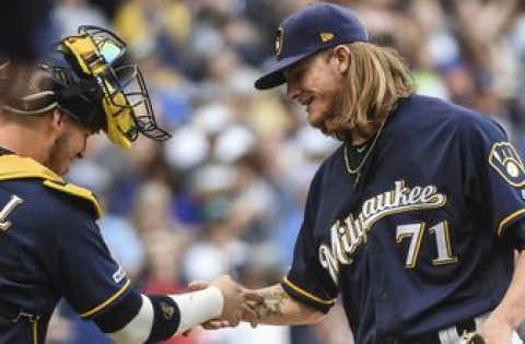Brewers battle back to beat Reds 6-5, snap five-game skid