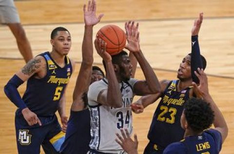 Marquette falls to Georgetown 68-49 in opening game of Big East tourney