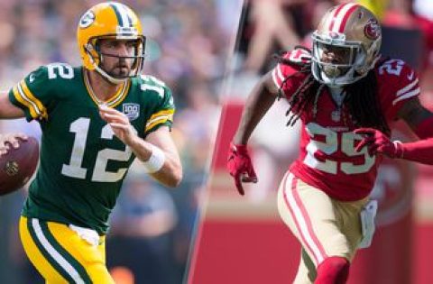 <div>Nothing but respect between Packers’ Rodgers, 49ers’ Sherman</div>