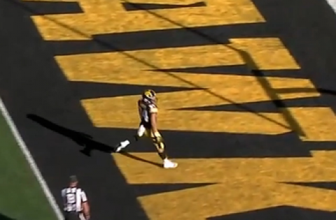 Iowa’s Spencer Petra finds Sam LaPorta for 27-yard touchdown to go-ahead against Colorado St, 21-14