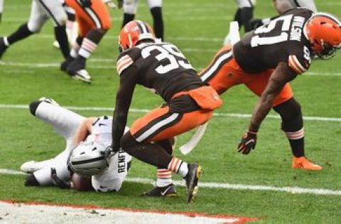 Hunter Renfrow hauls in lone touchdown of Raiders’ sloppy 16-6 win over Browns