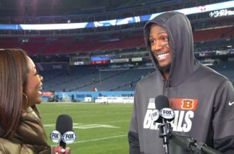 ‘It’s a great win, but it’s on to the next’ — Tee Higgins on the Bengals’ upset win over the Titans