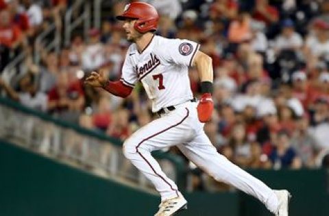 Trea Turner hits for the cycle on his 28th birthday as Nationals defeat Rays, 15-6