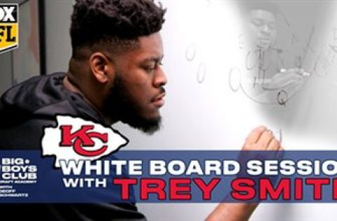 THE BIG BOYS CLUB: RAW White Board Session with Kansas City Chief – Trey Smith | FOX NFL