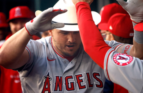 Mike Trout launches 472-foot home run in first inning of Angels-Rangers