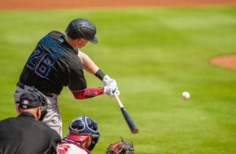Garrett Cooper’s solo home run the difference in Marlins’ 3-2 win over Braves