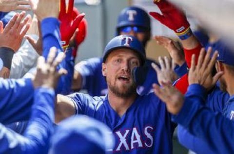Lynn goes 7 strong, 4 Rangers homer in rout of Mariners