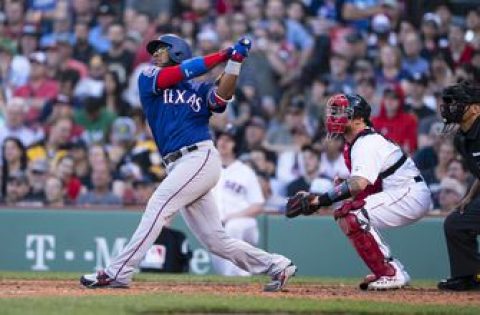 Andrus ties the game with Sac-Fly, Rangers fall in 9th to Sox