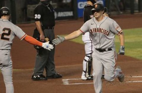 Giants rally for three in eighth to beat D’Backs, 4-1