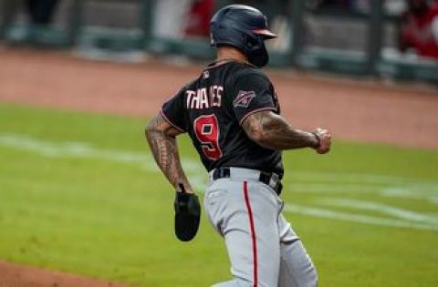 Eric Thames hits solo homer to give Nationals a 6-2 lead over Braves