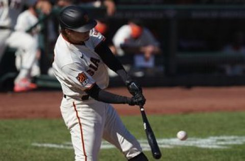 Wilmer Flores’ two-run triple propels Giants past Mariners, 6-4