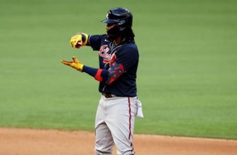 Ronald Acuña Jr. RBI double cuts Dodgers’ NLCS Game 6 lead over Braves to 3-1