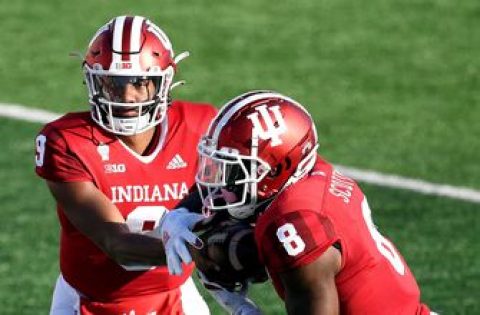 Indiana evens score late with No. 8 Penn State behind Michael Penix Jr’s touchdown and 2-point conversion, 28-28